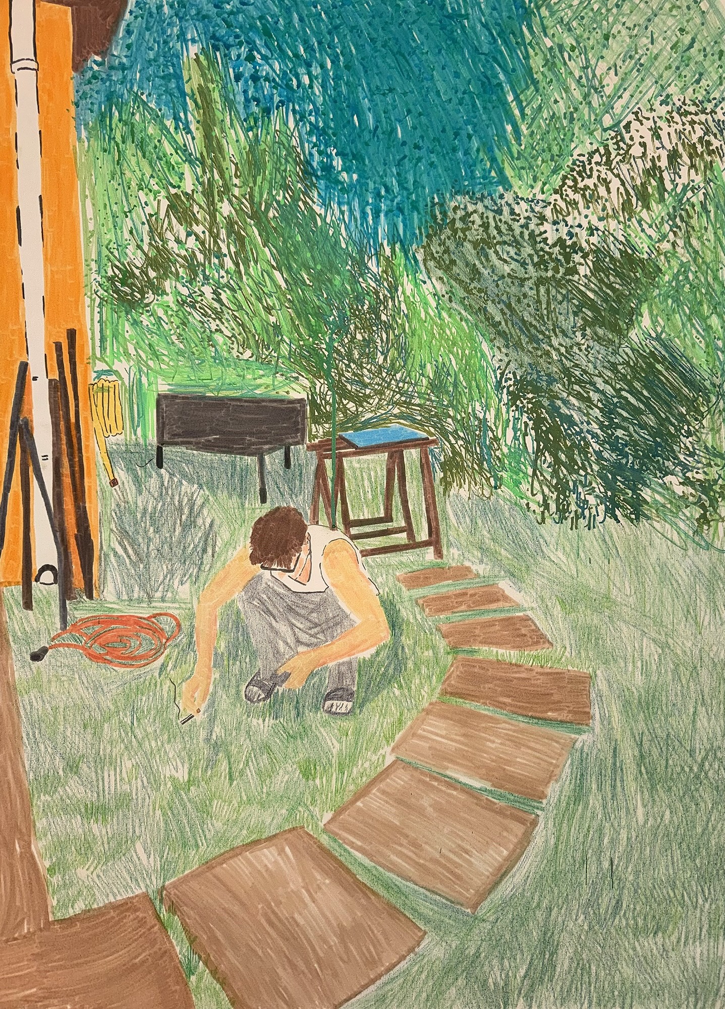 Accroupi, detail 1