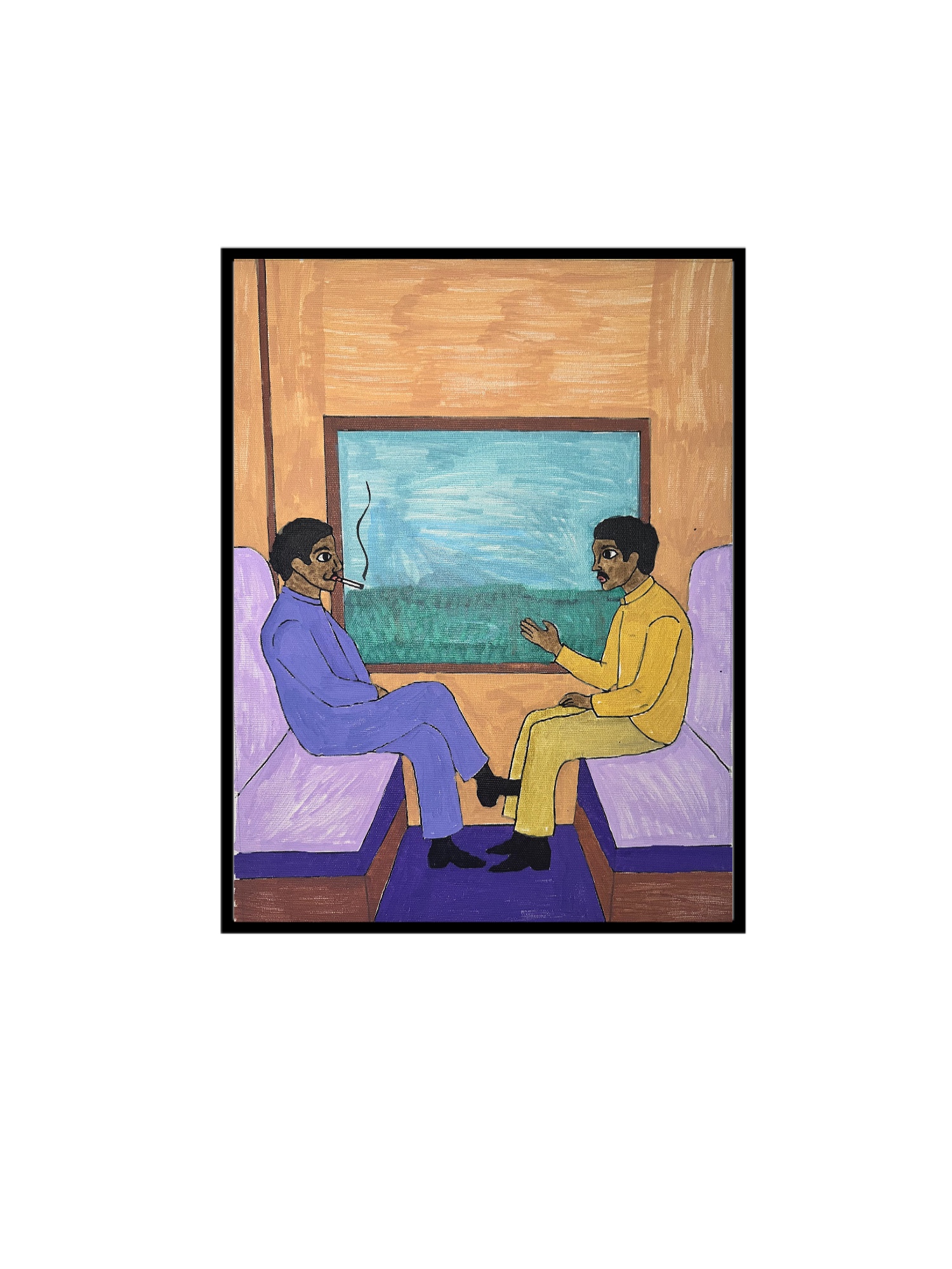 Another Conversation, Acrylic on canvas