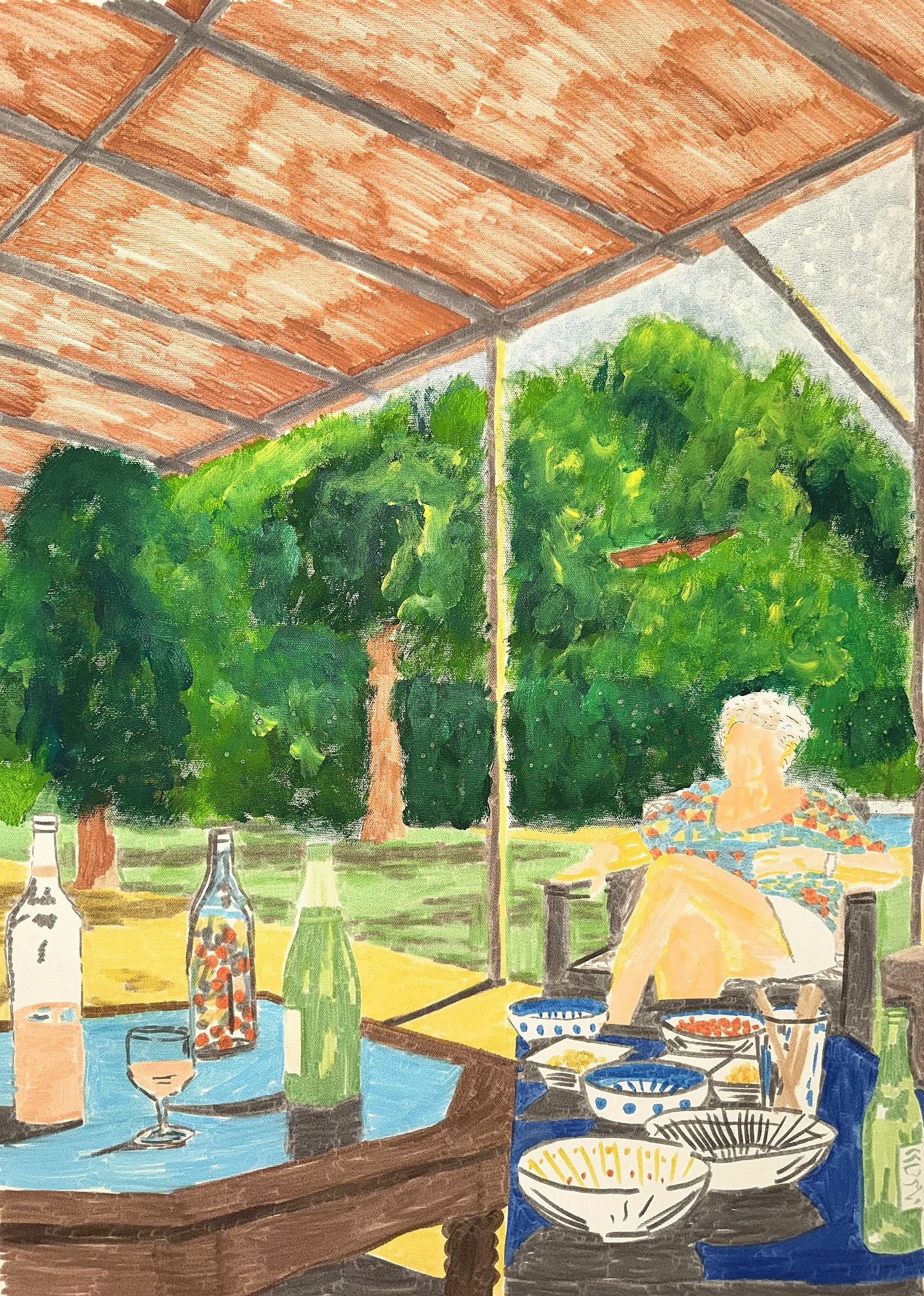 Du Vin à L'eau, detail 1