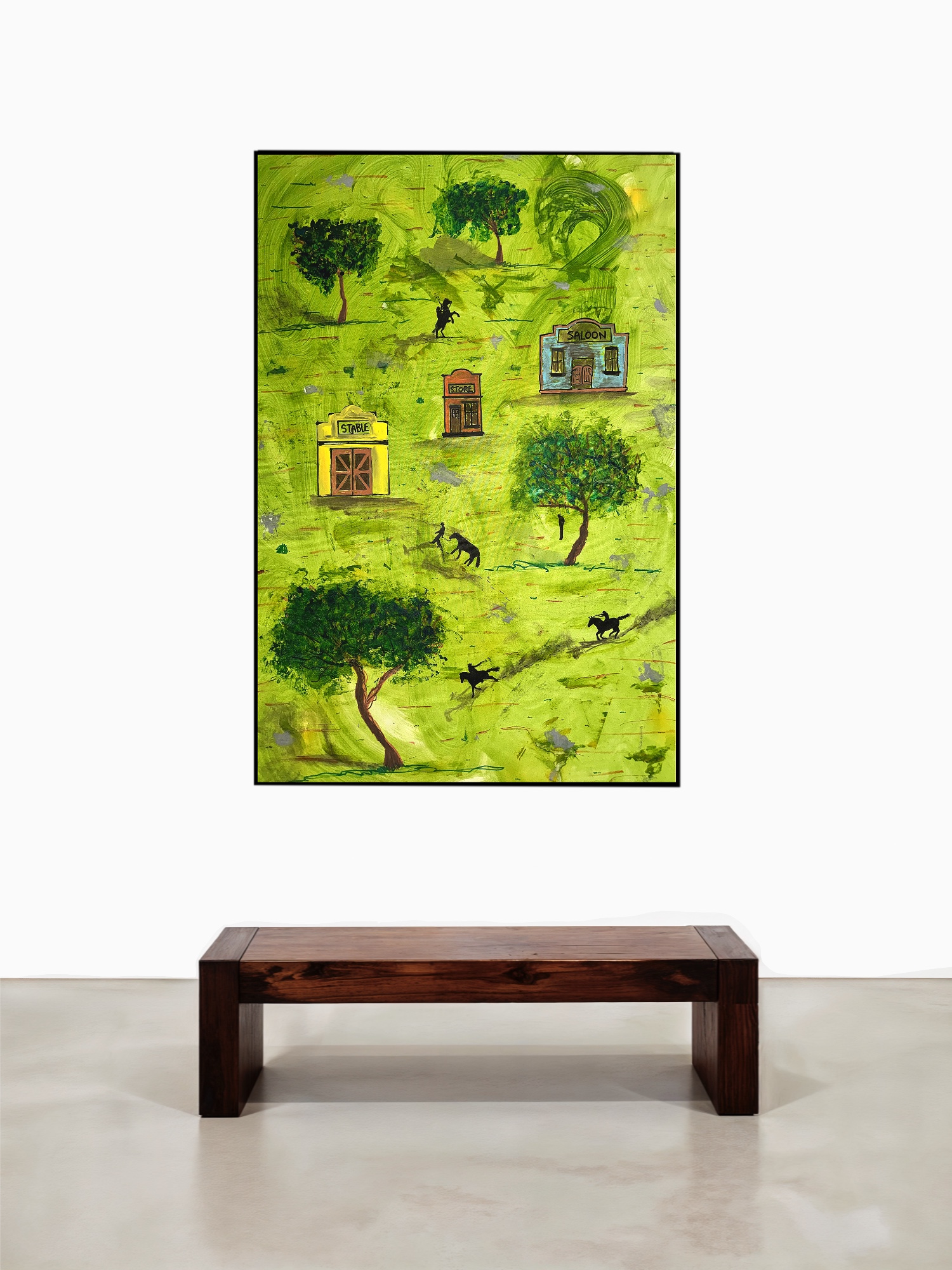 Hangman, Acrylic on canvas