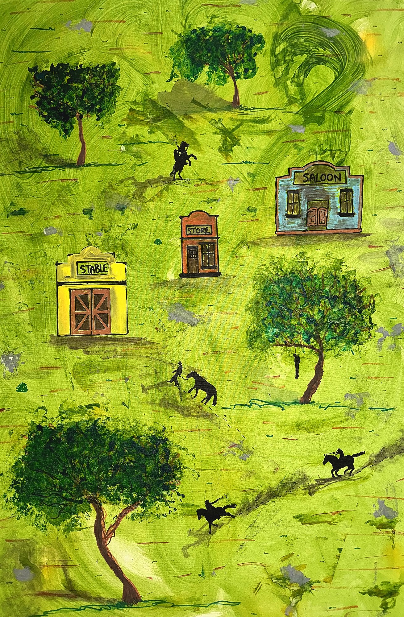 Hangman, detail 1