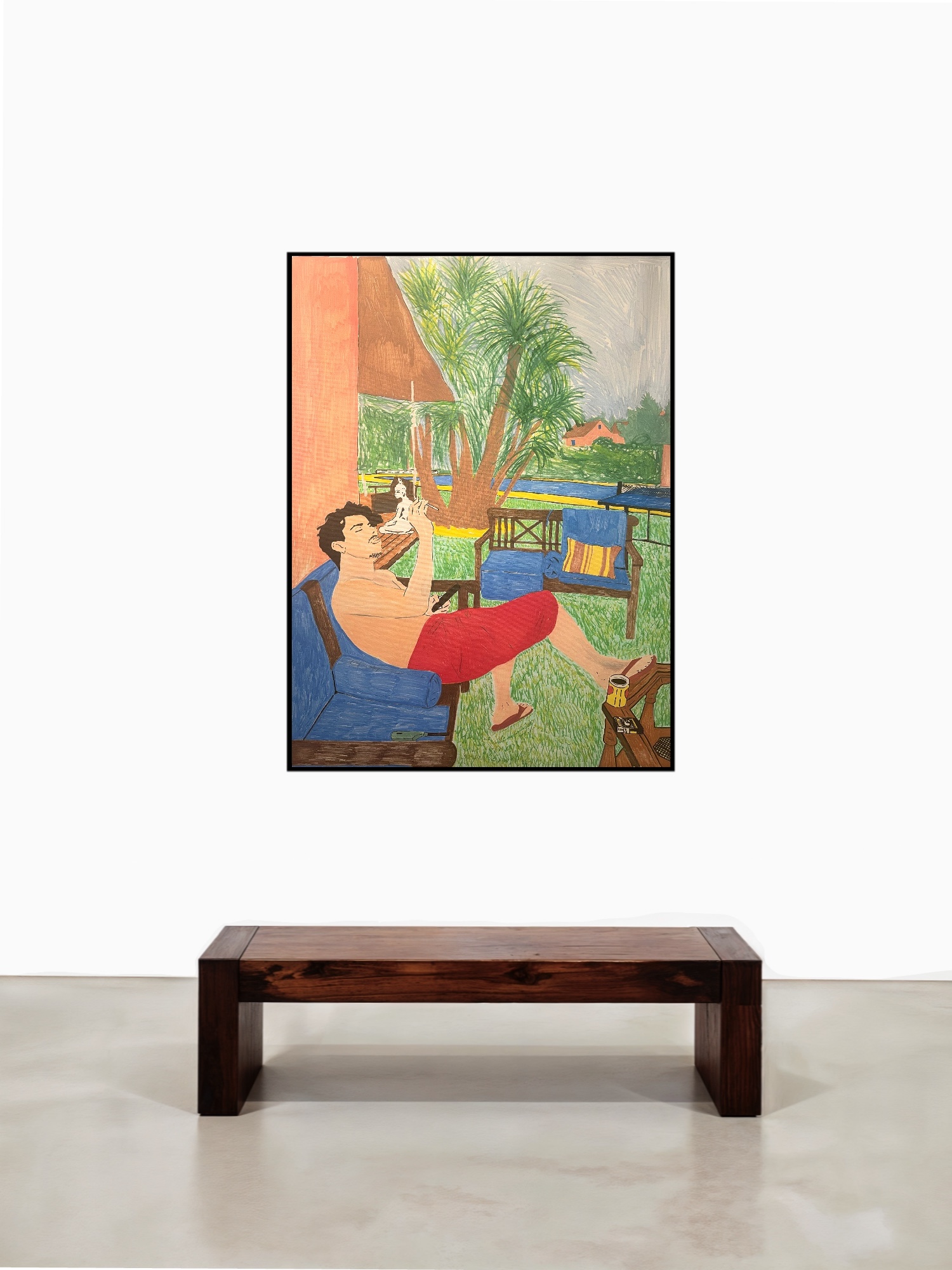 Un été en Provence, Acrylic on canvas