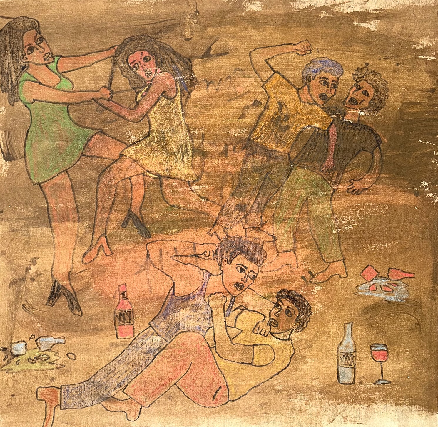 One Drink Too Many, detail 1