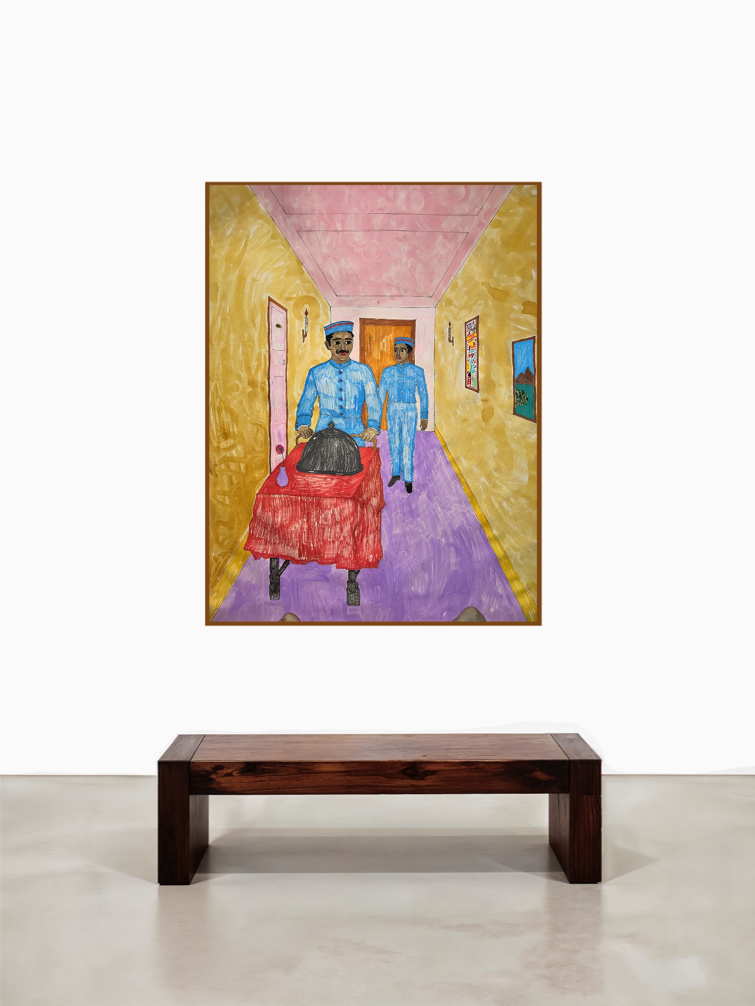 Passing Room 26, Acrylic on canvas