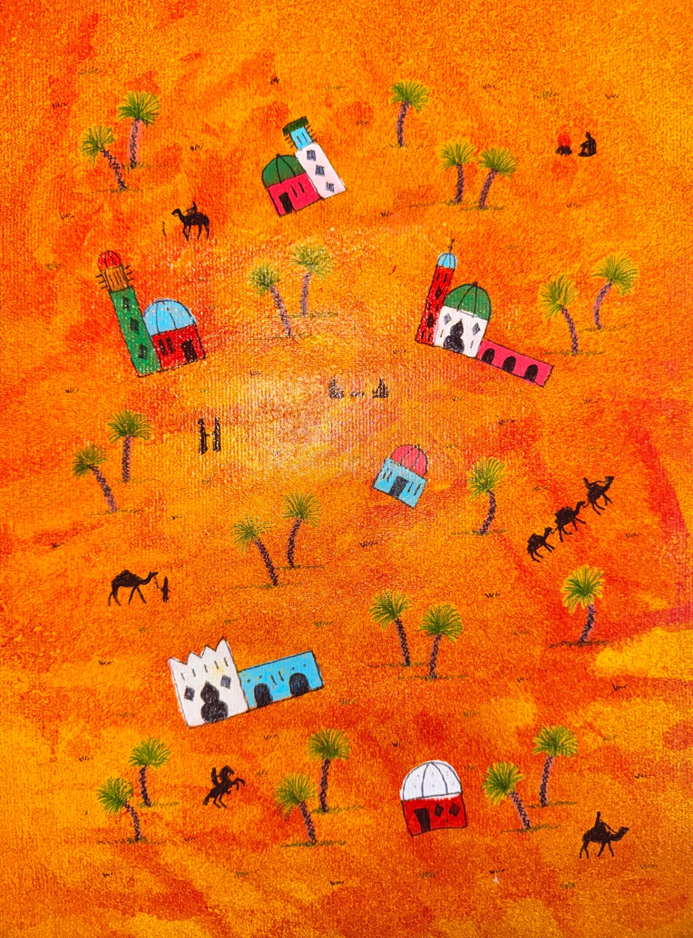 Sunset in Aqaba, detail 1