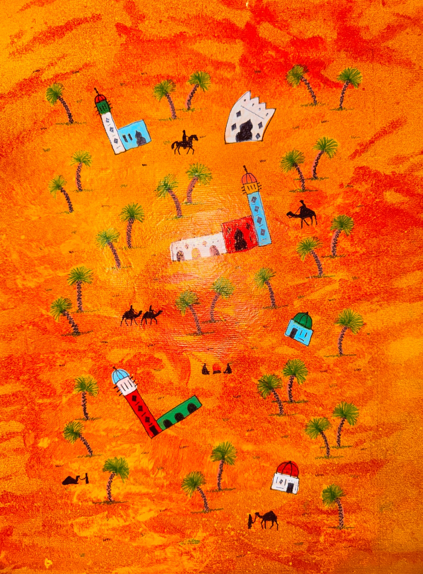 Sunset in Aqaba, detail 2