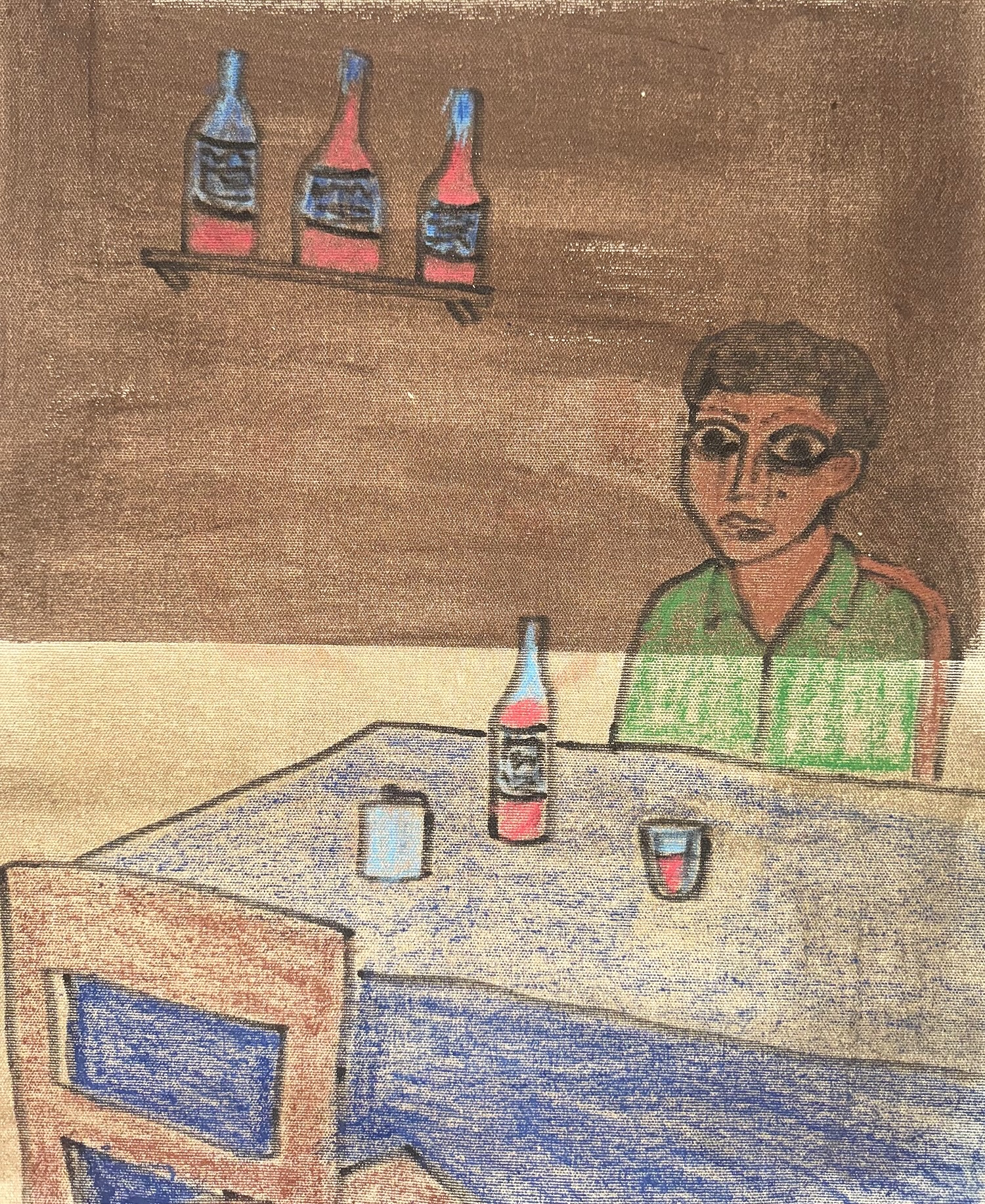 Surrounded by Liquor, detail 1