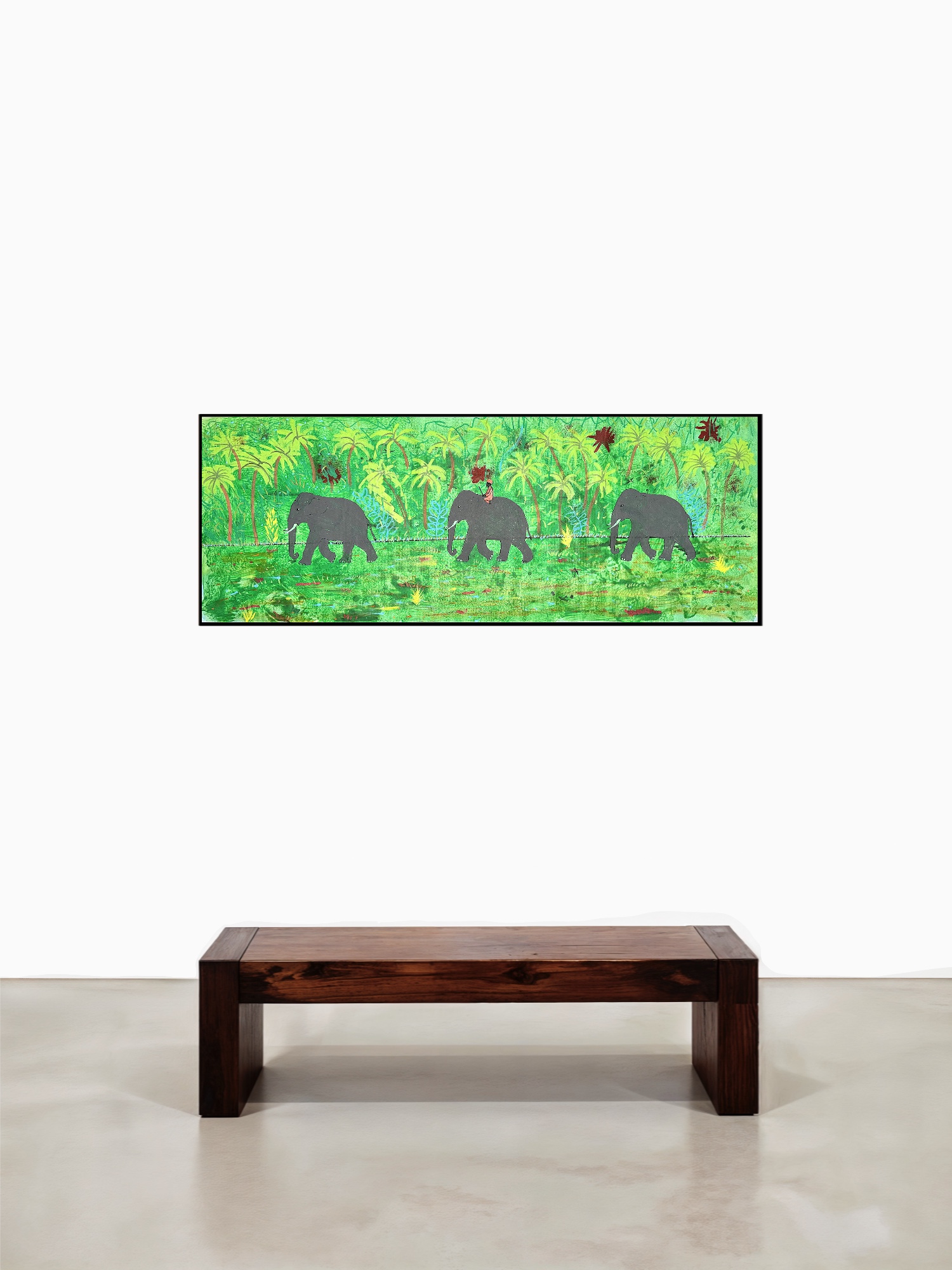 Through the Forest, Acrylic on canvas