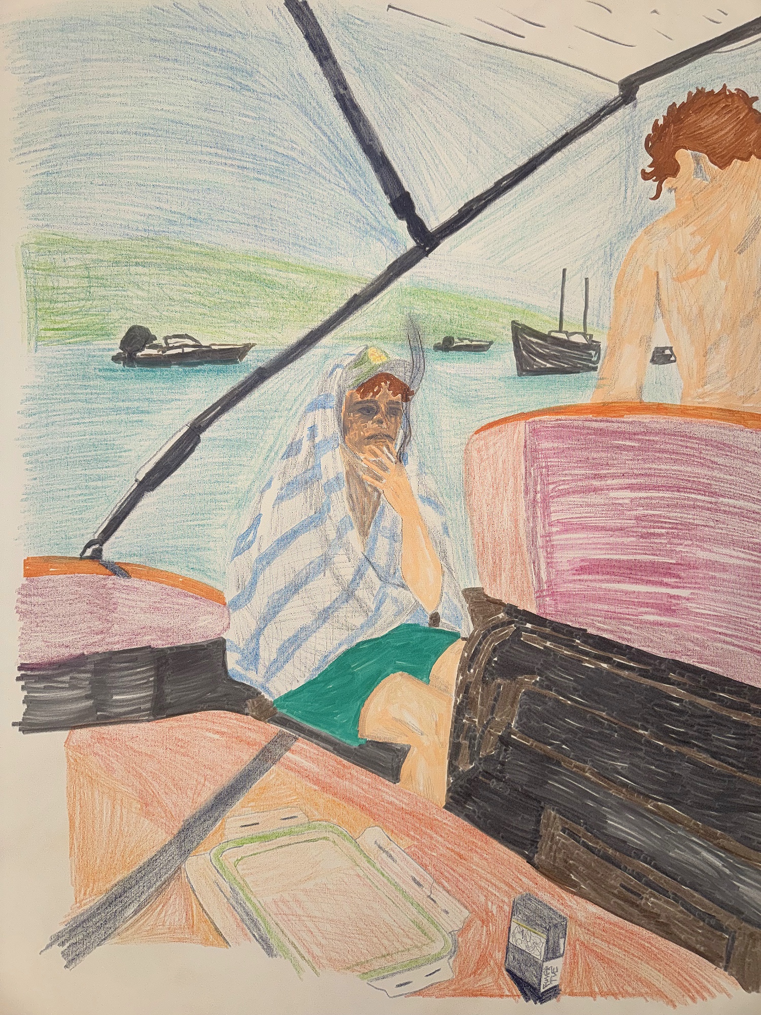 Vers Porquerolles, detail 1